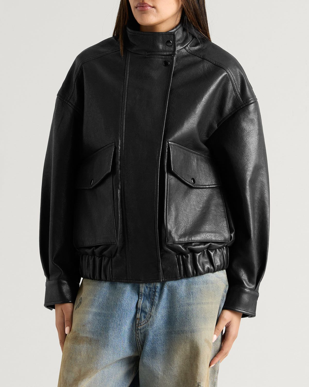 Charoux Tunnel Aviator Leather Jacket
