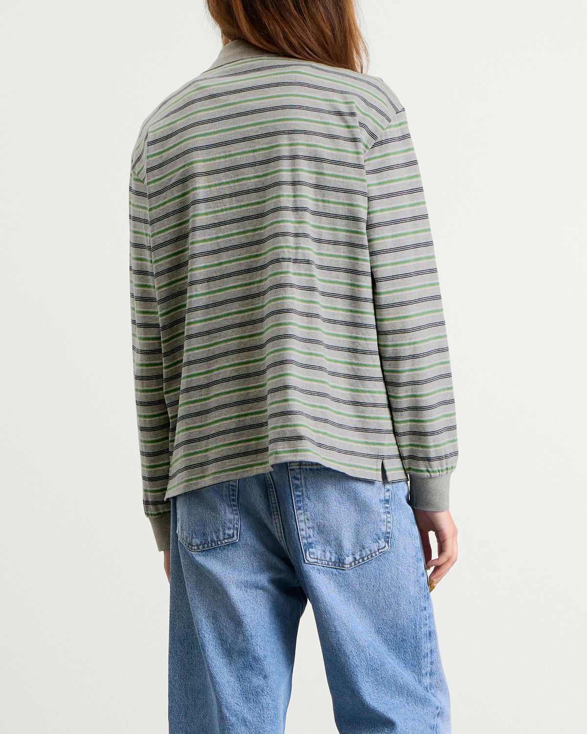 Dunst Multi Stripe Collared T-Shirt