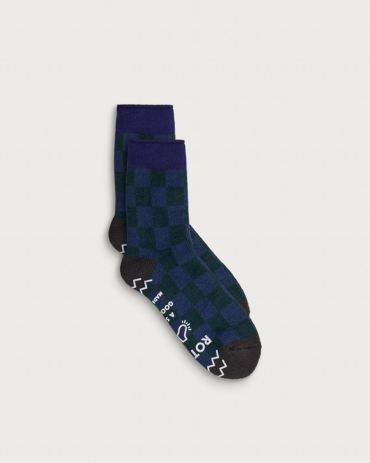 RoToTo Checkerboard Room Sock