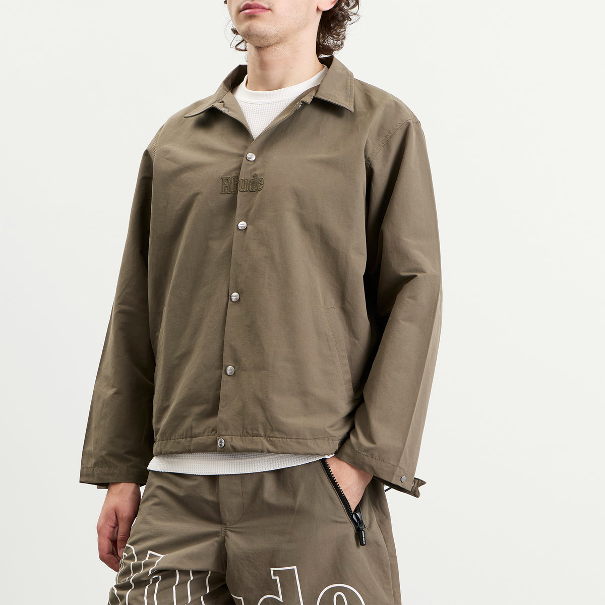 Rhude Logo Coaches Jacket