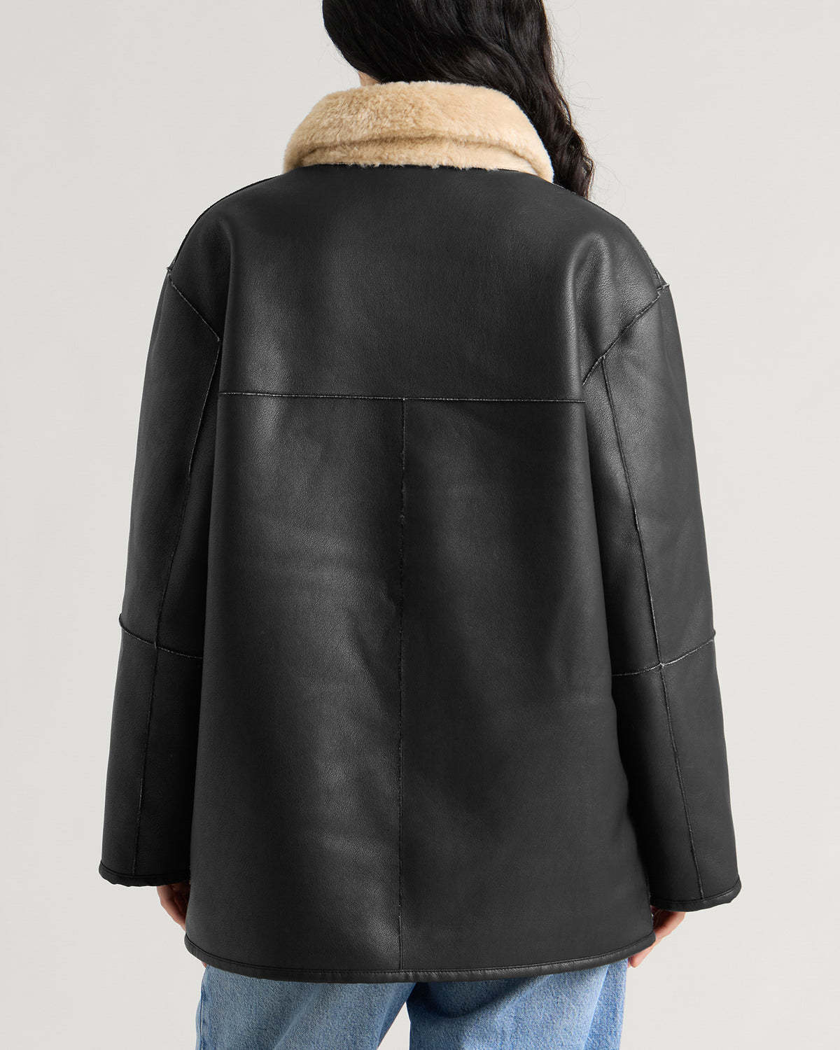 Dunst Reversible Shearling Half Jacket