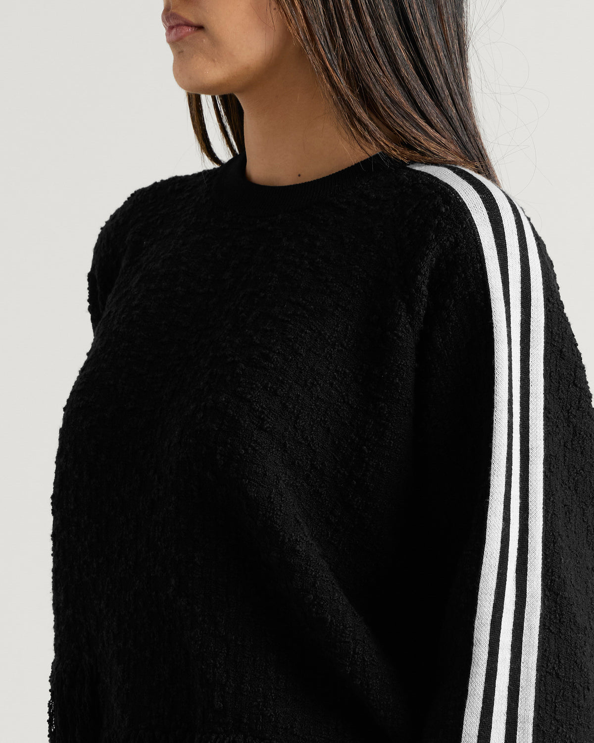 Y-3 Knit Fringe Sweatshirt