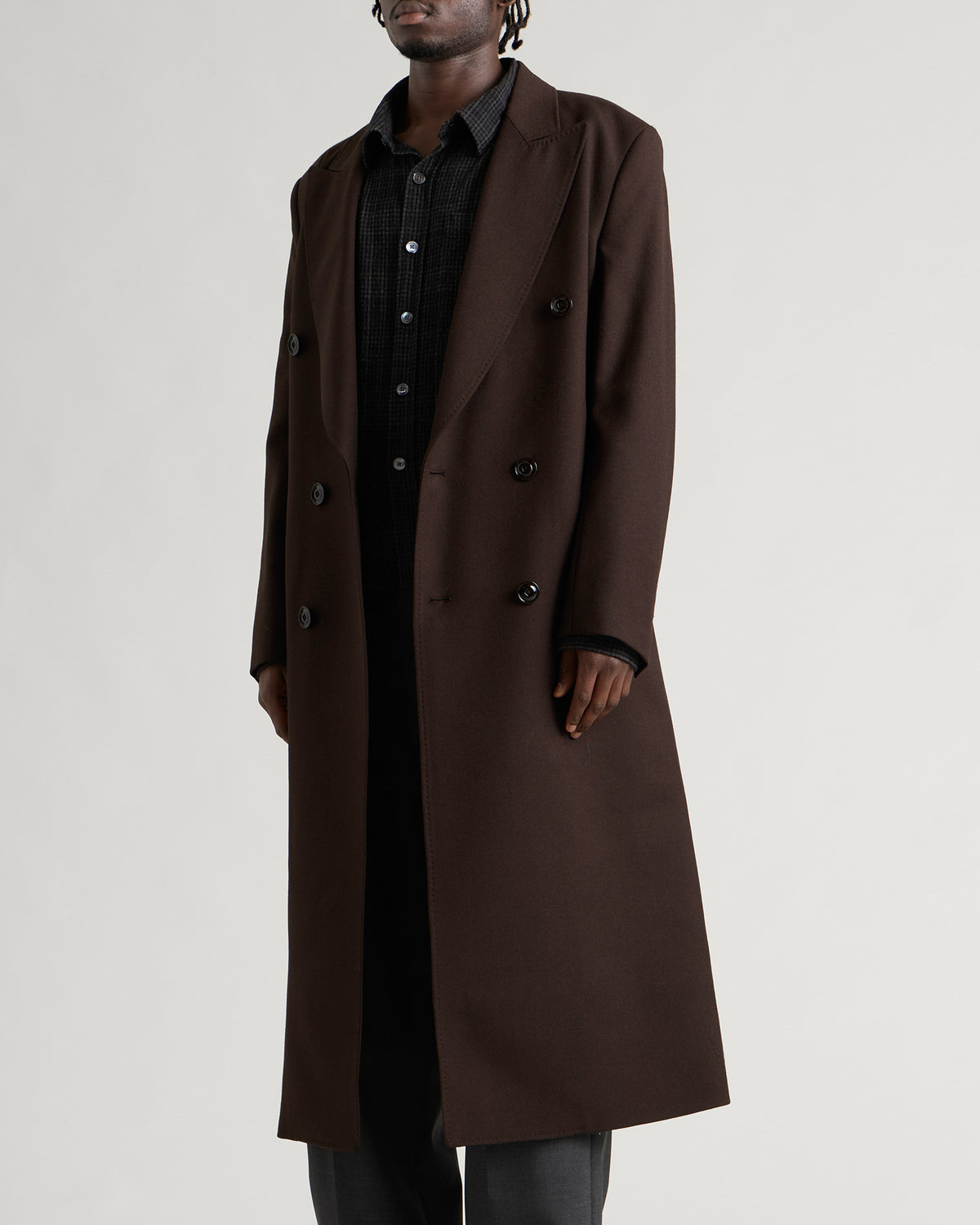Our Legacy Deep Pangoa Issue Wool Extended Whale Coat