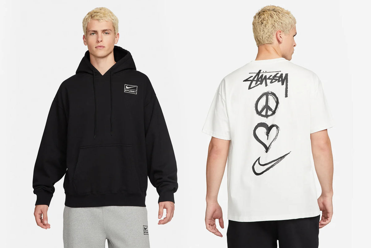 The Nike x Stussy apparel collection.