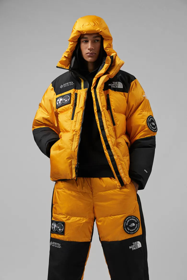 Woman wearing The North Face Seven Summits Gore-Tex down pant