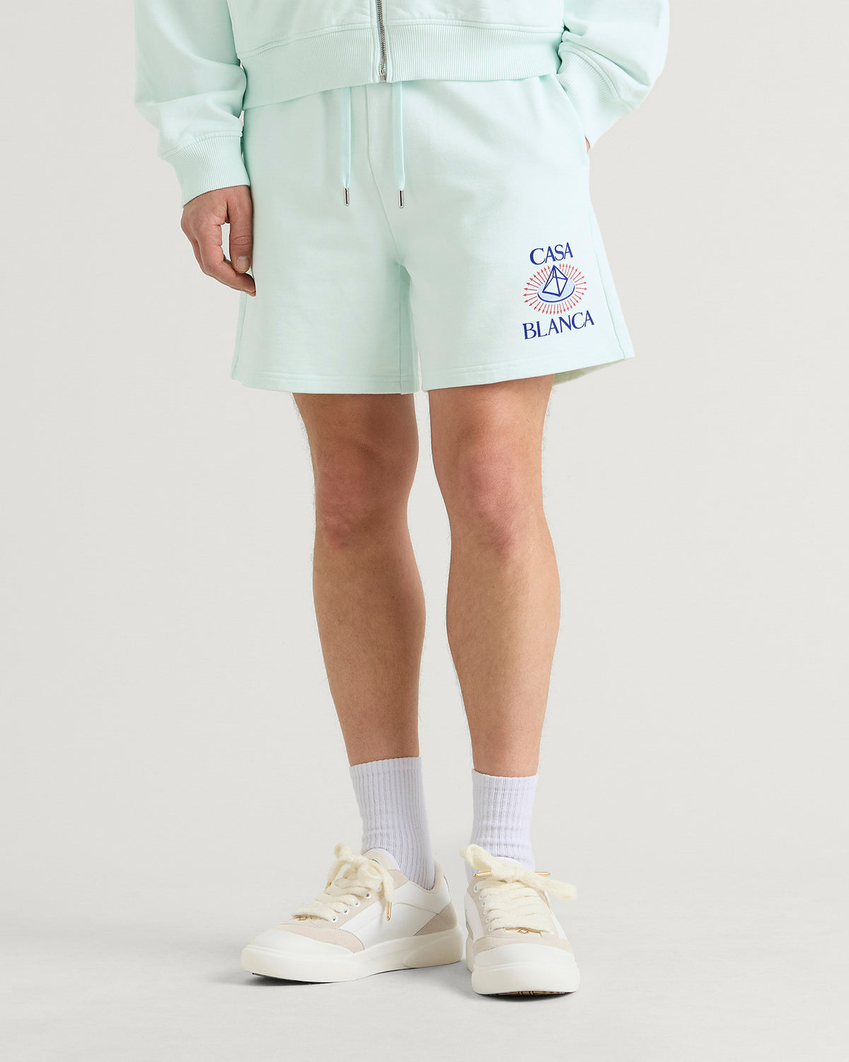 Casablanca Celestial Pyramid Printed Shorts