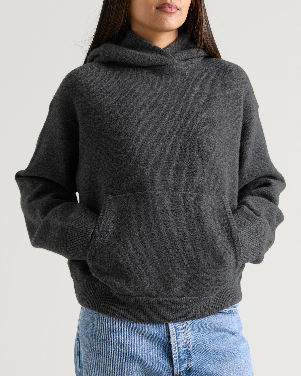 Róhe Hooded Kangeroo Jumper