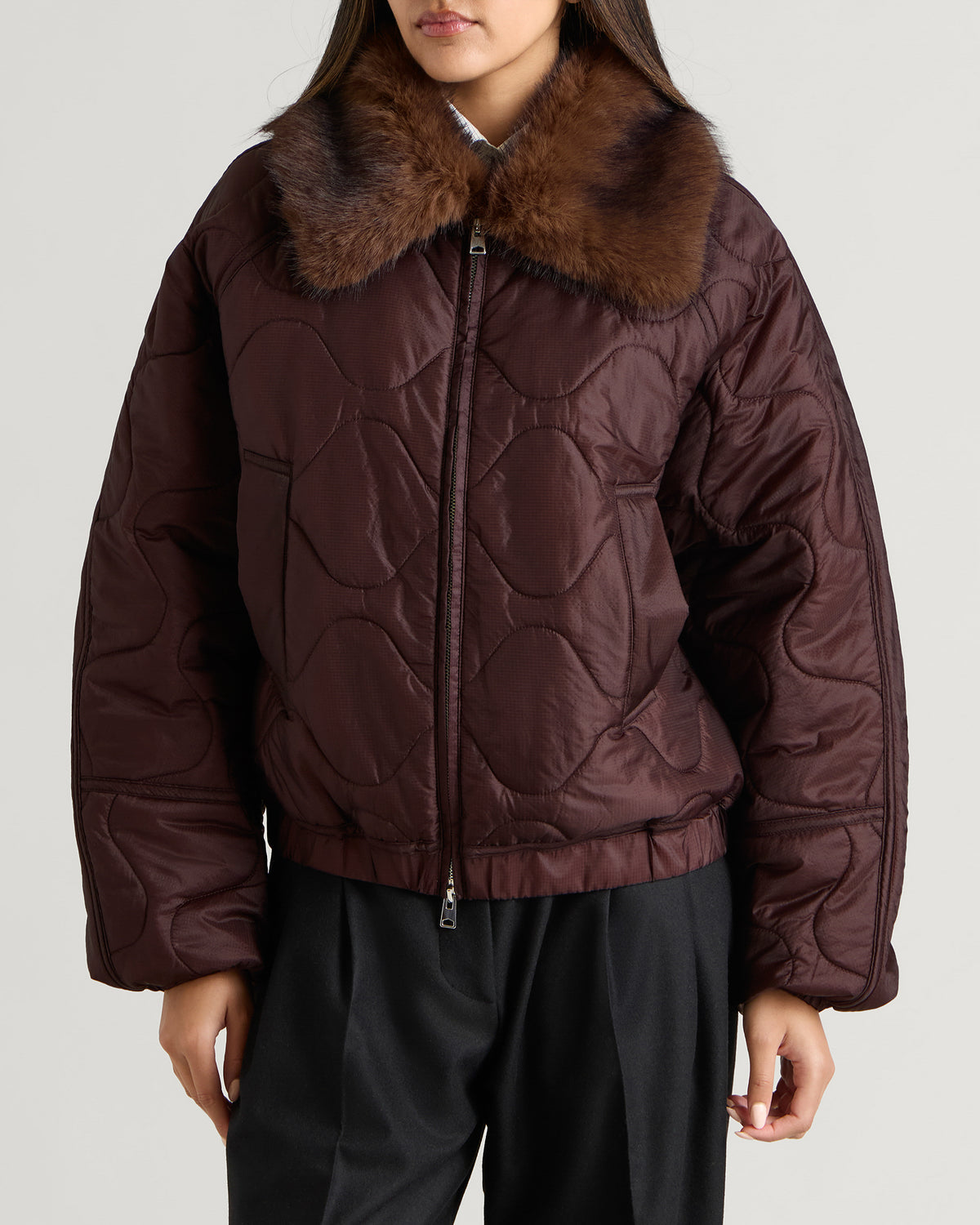Charoux Cocoon Quilted Jacket