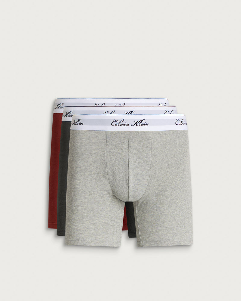 Calvin Klein Icon Script Boxer Brief - 3 Pack