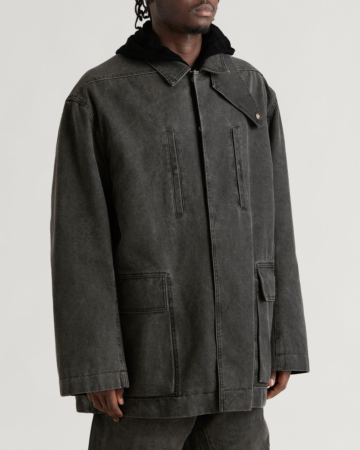 Rick Owens Collared Canvas Mac