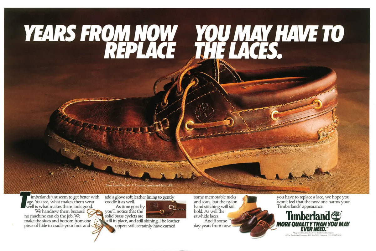 Old Timberland poster