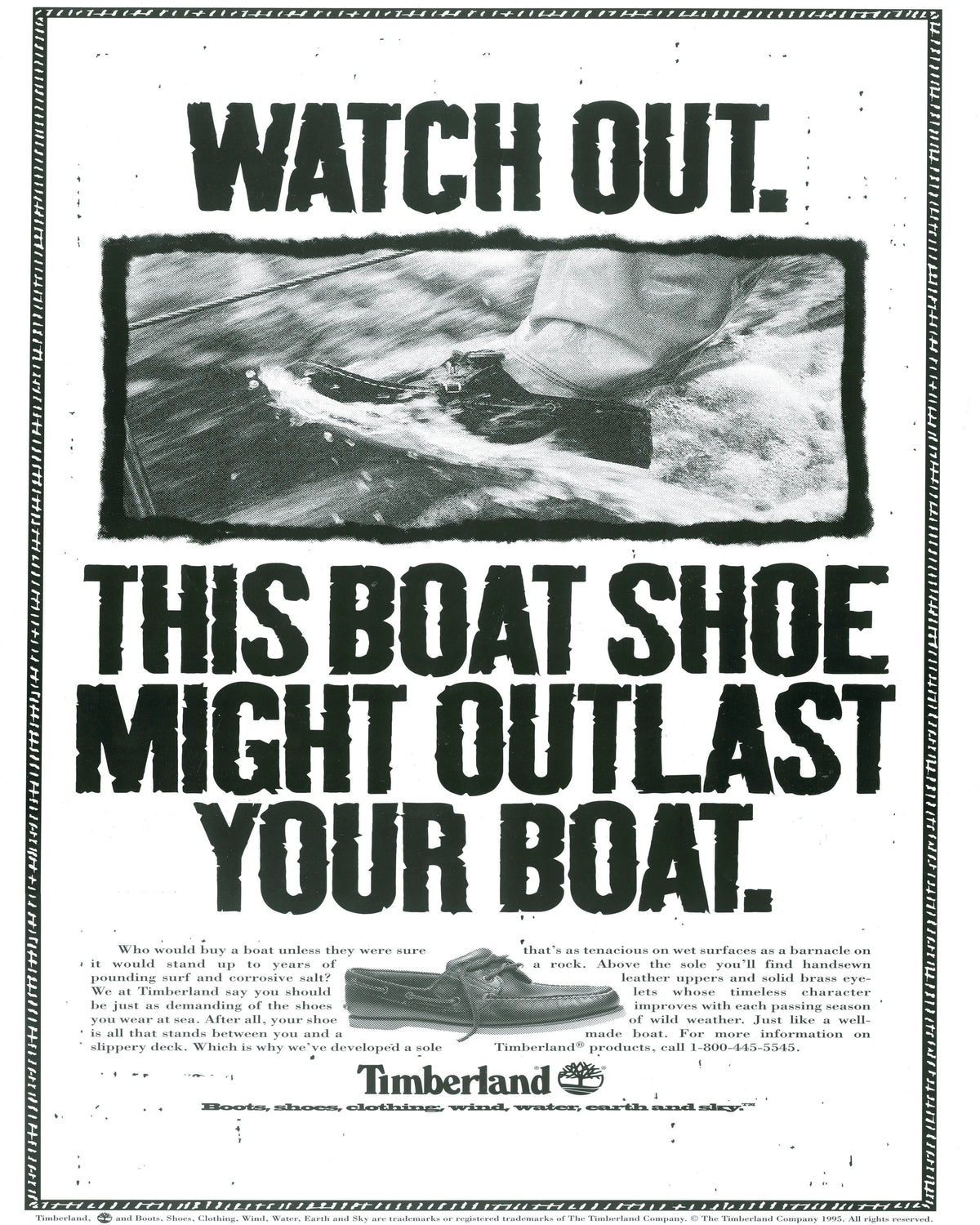 Old Timberland poster