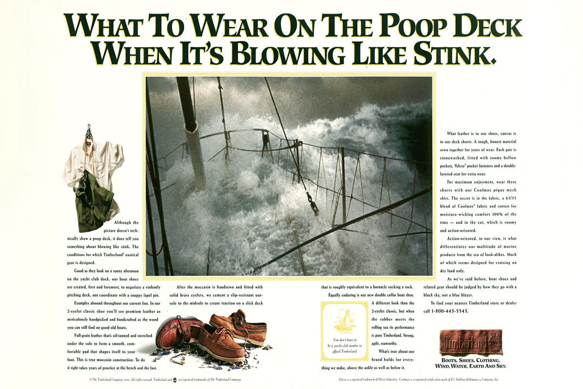 Old Timberland poster