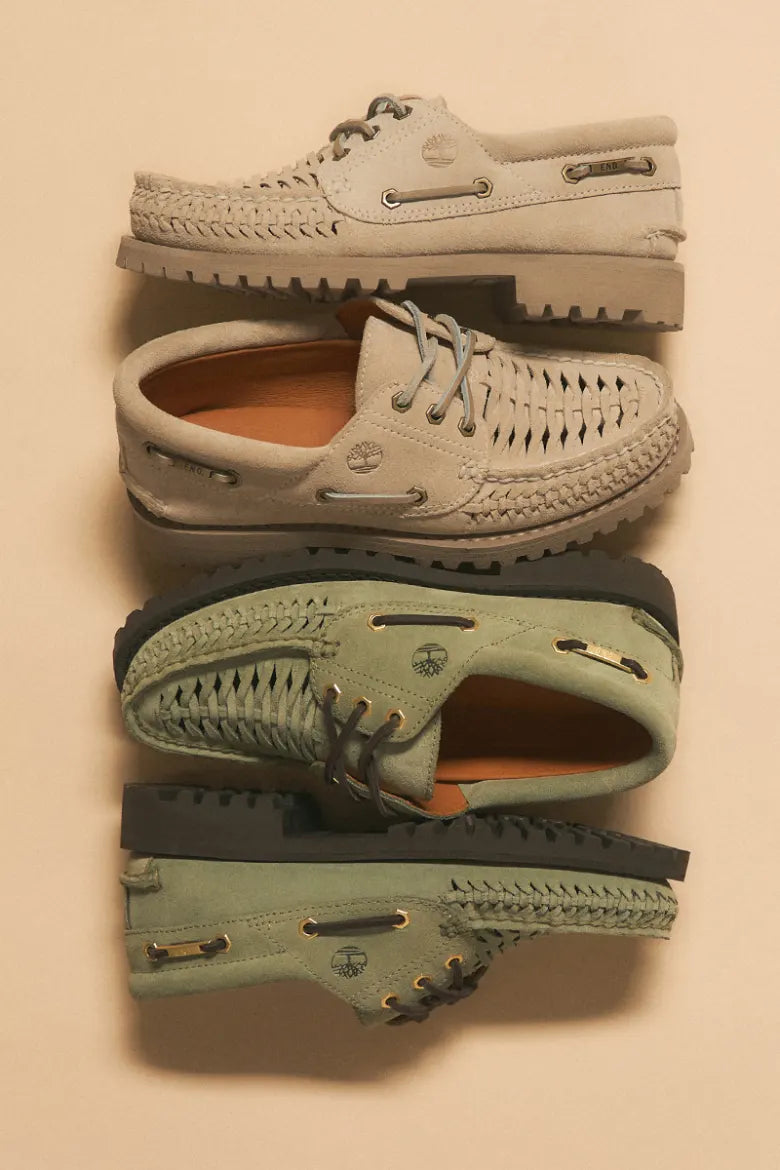 Timberland's 3-Eye Lug "Weave" loafer
