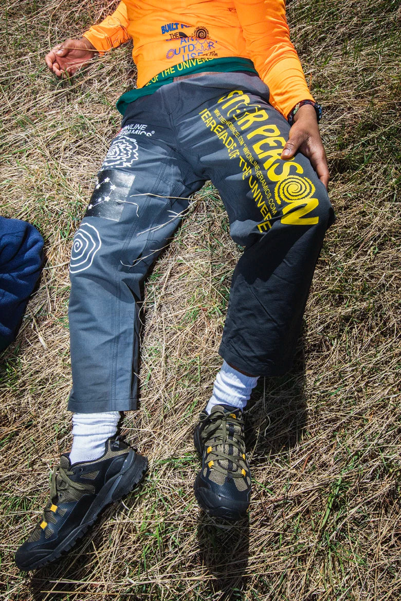 Trousers from the camping inspired collection by North Face x Online Ceramics