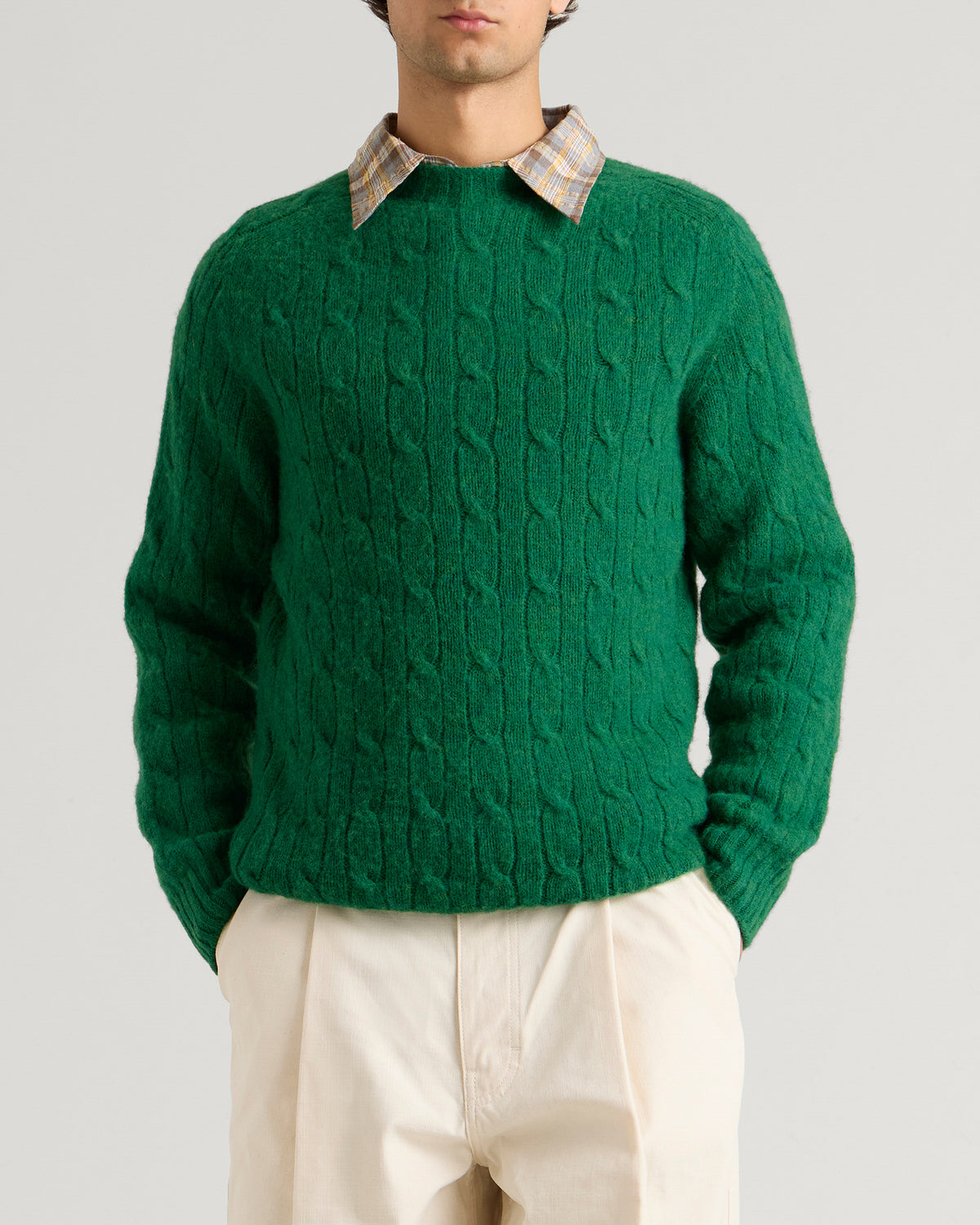 Barbour Scottish Made Cable Crew