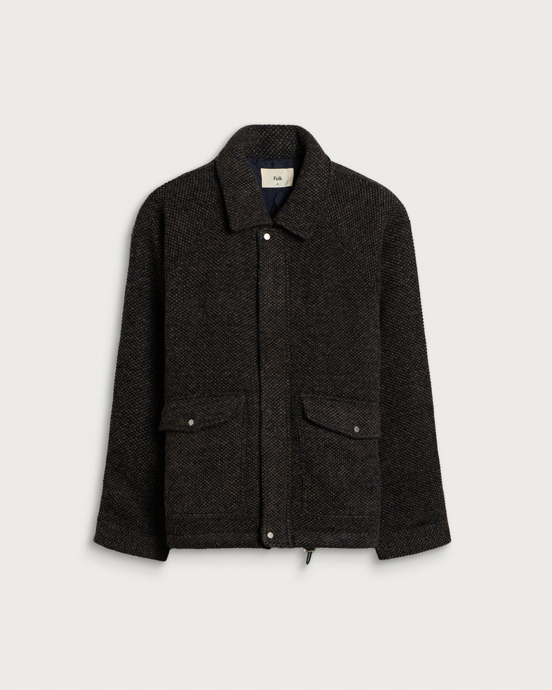 Folk Cropped Winter Coat