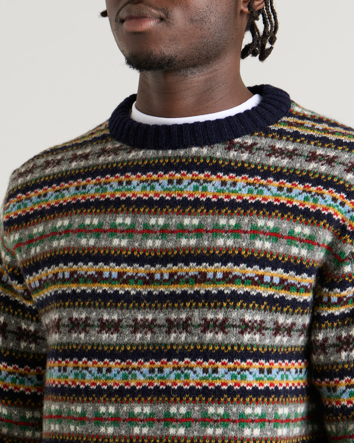 Barbour Scottish Made Fairisle Crew