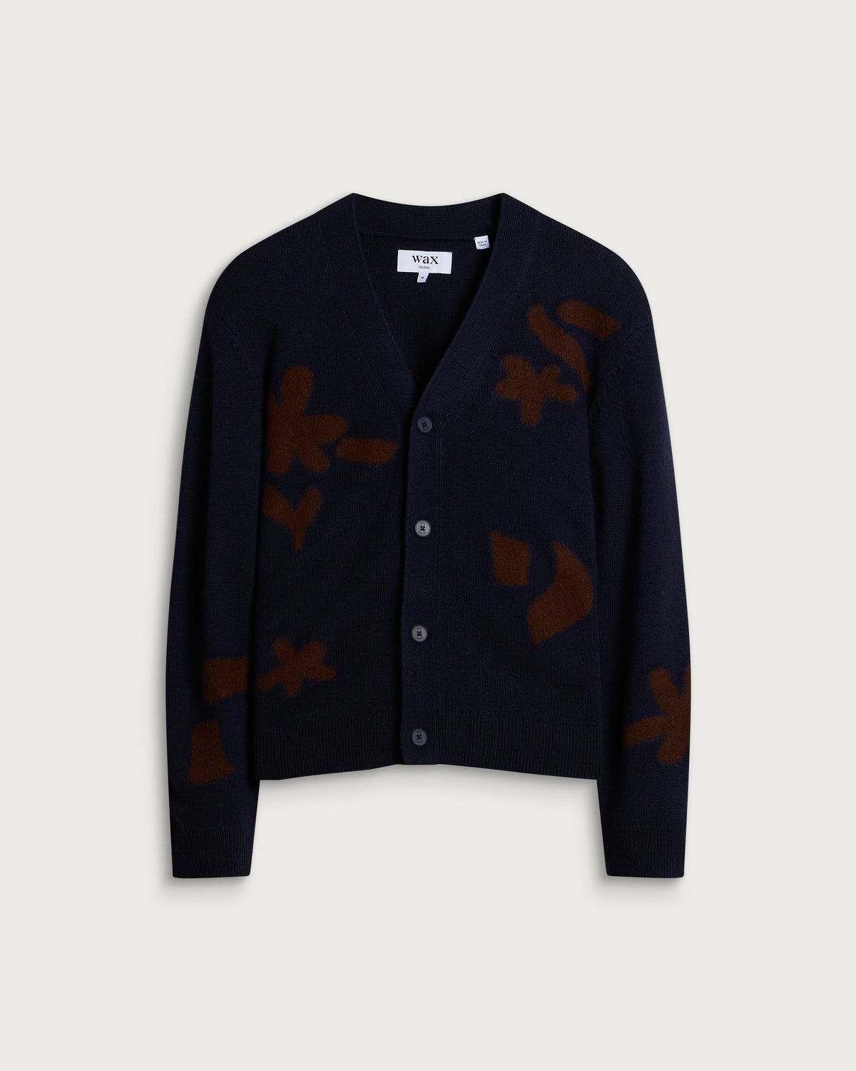 Wax London Walker Felted Applique Cardigan