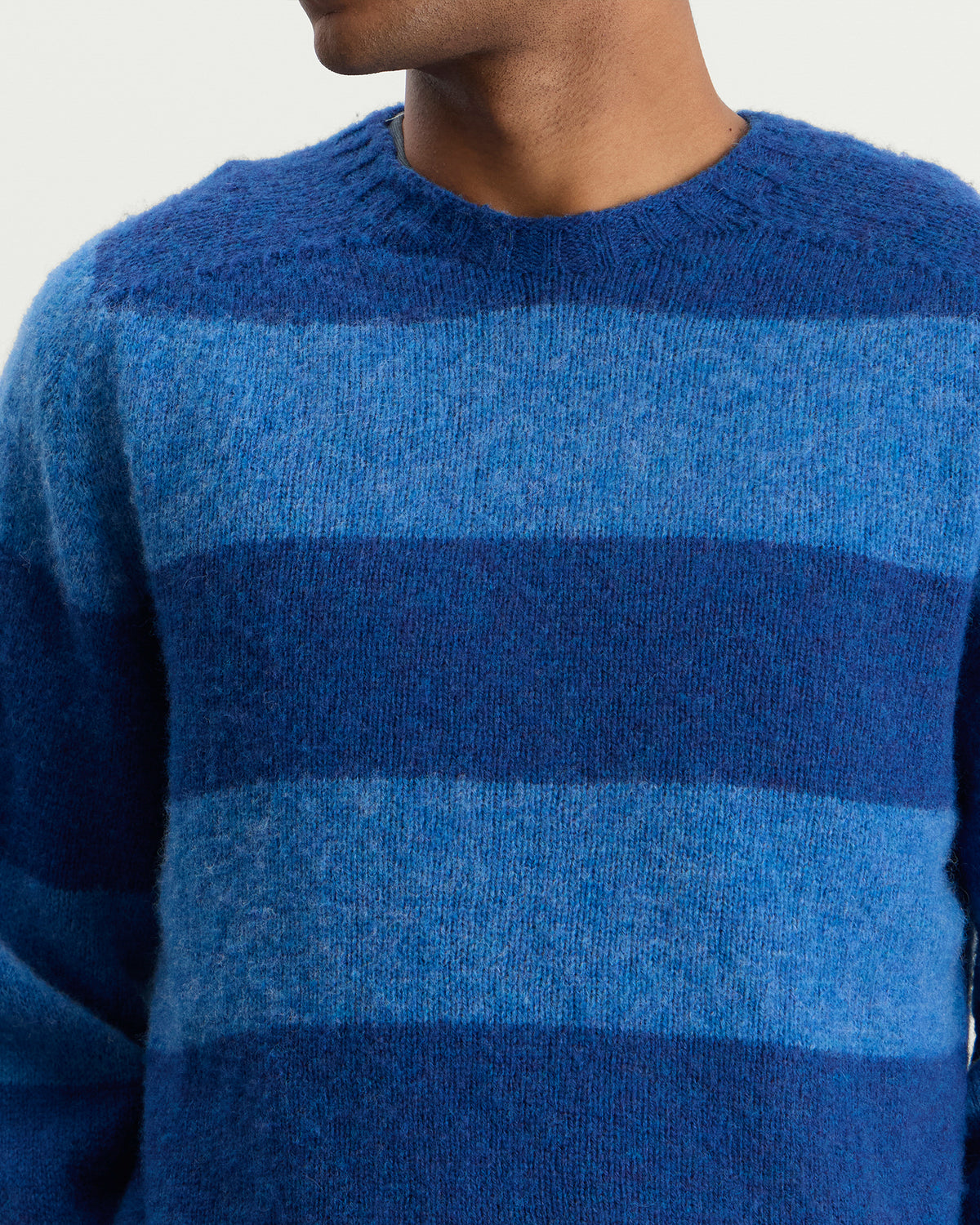 YMC Suedehead Stripe Knit