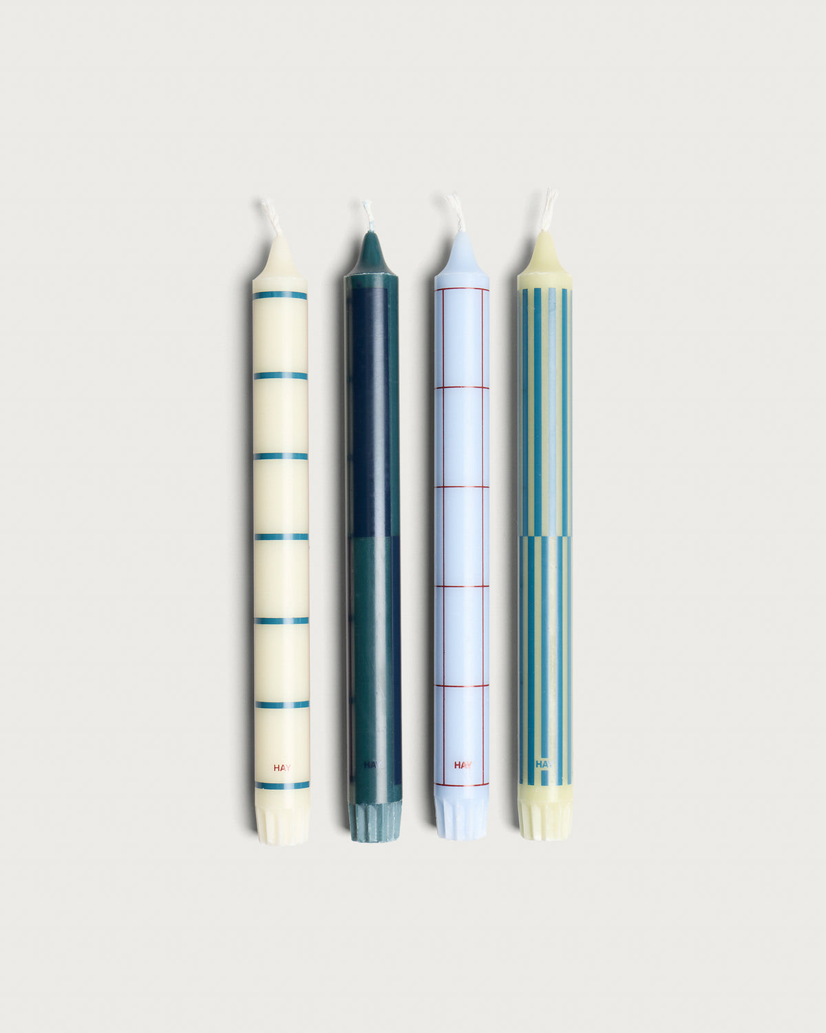 HAY Pattern Candle - Set of 4
