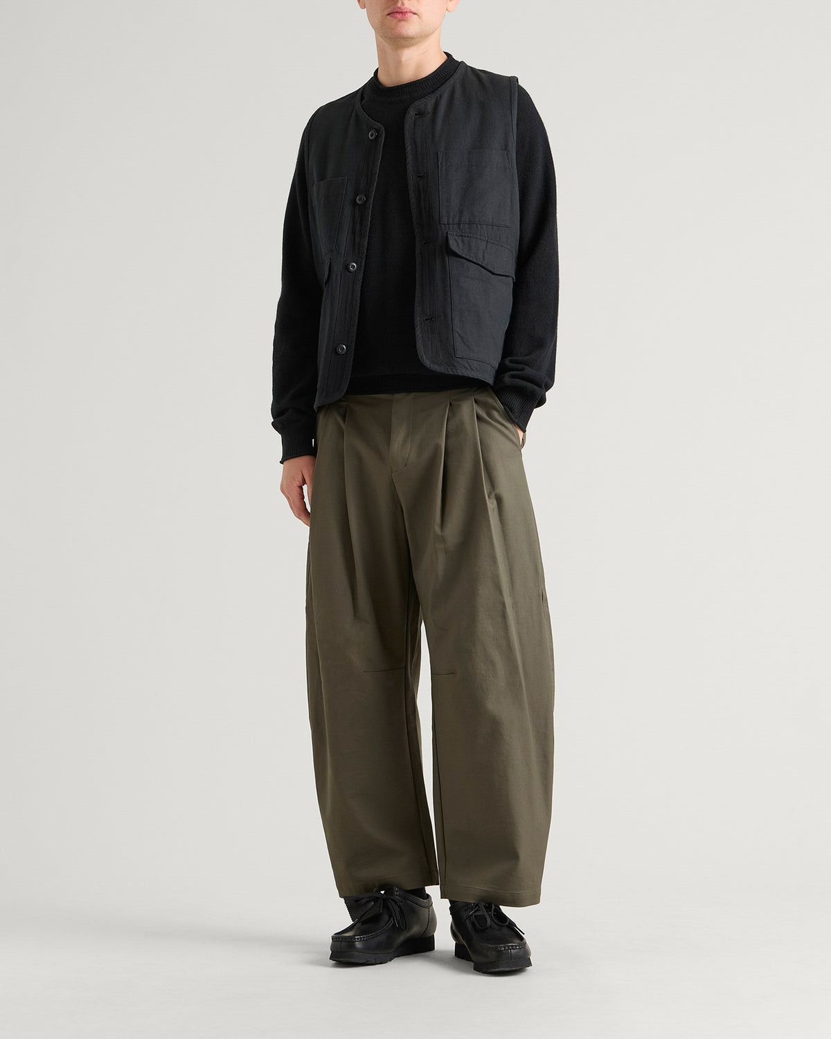 PITTARI Usk Lambswool Roll Collar Jumper