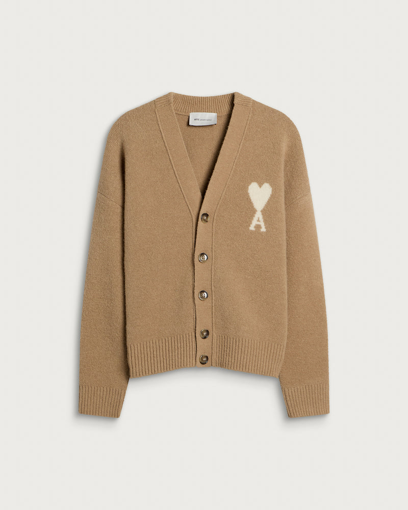 AMI Paris Alpaca Cardigan With ADC
