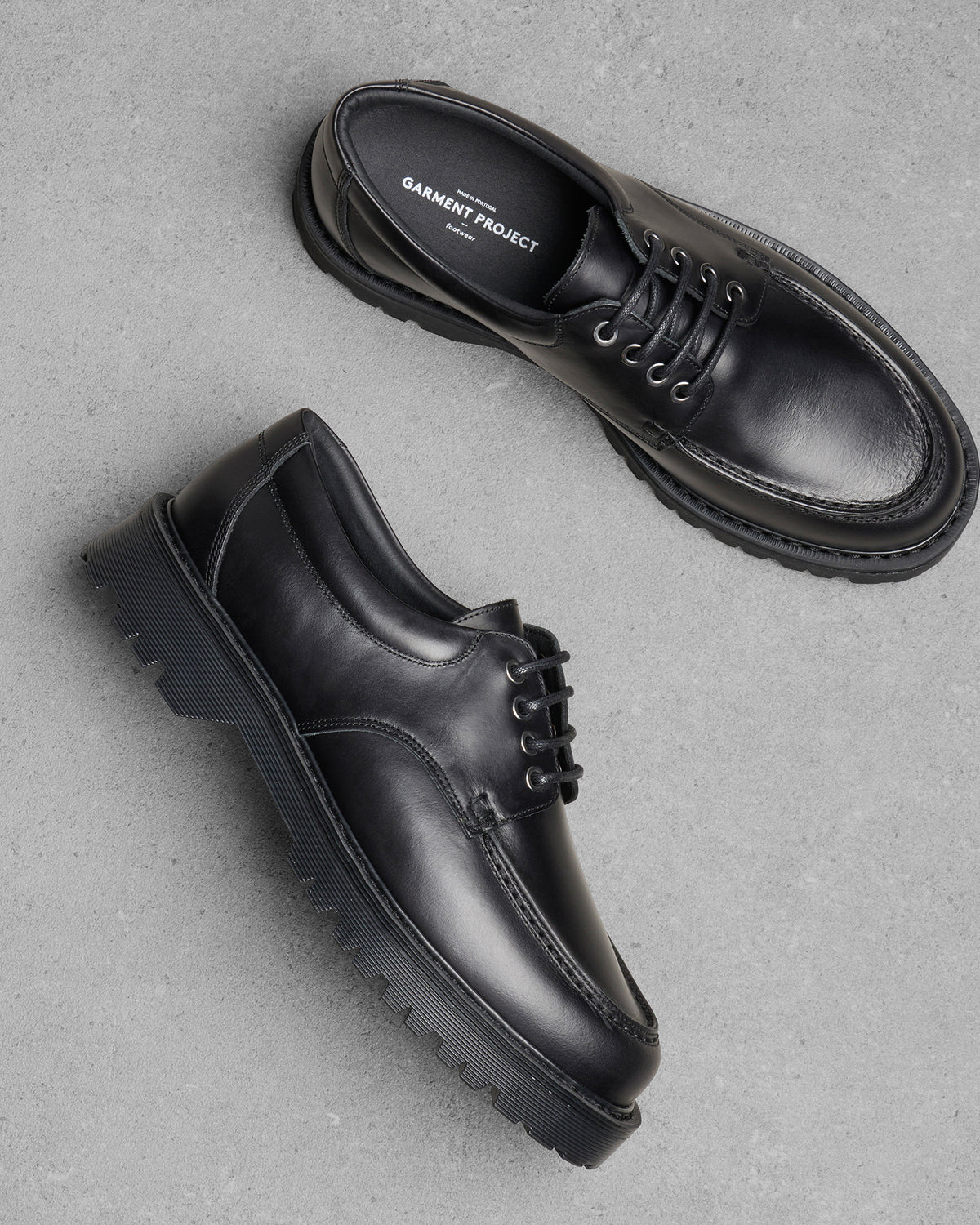 Garment Project Pete Moc Toe Derbie