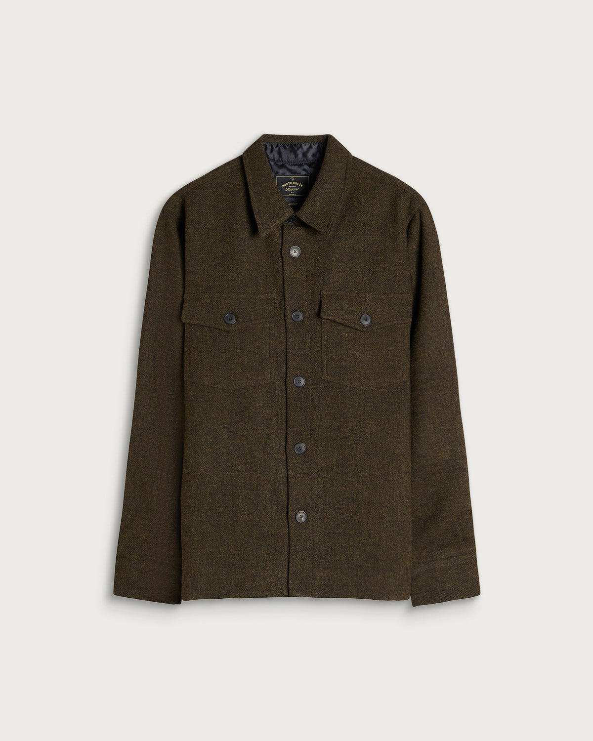 END. Clothing Portuguese Flannel Wool Field Tweed Overshirt - Small