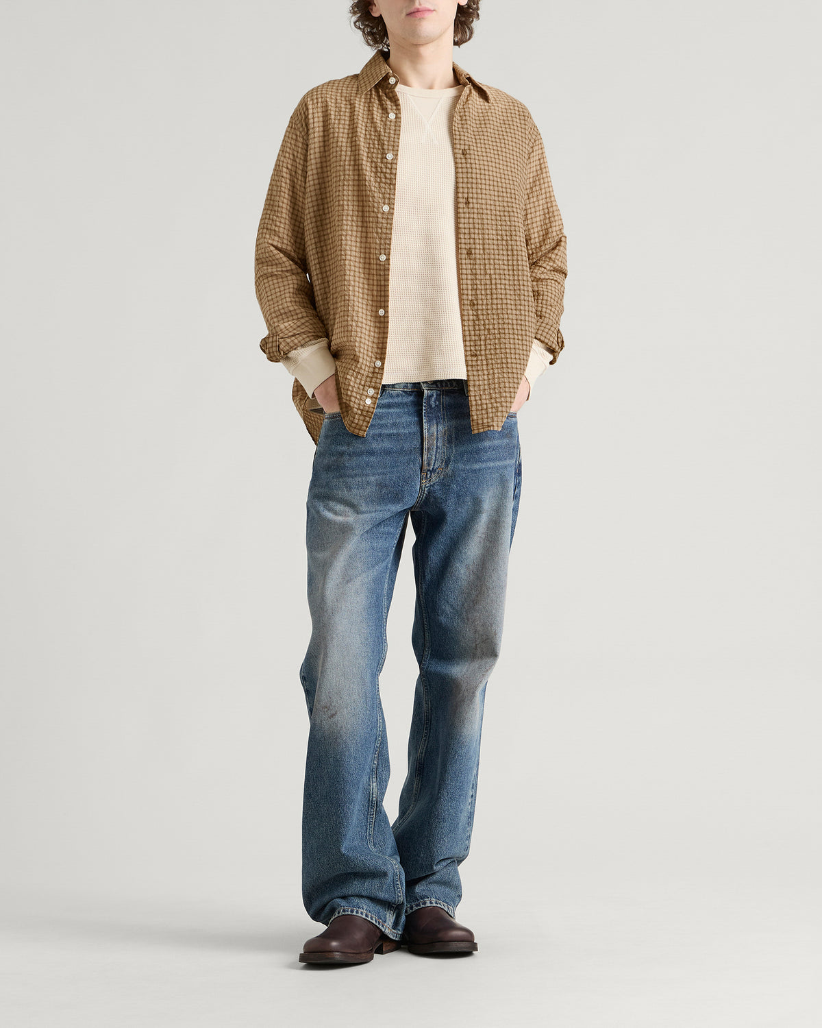 Carter Young Business Check Shirt