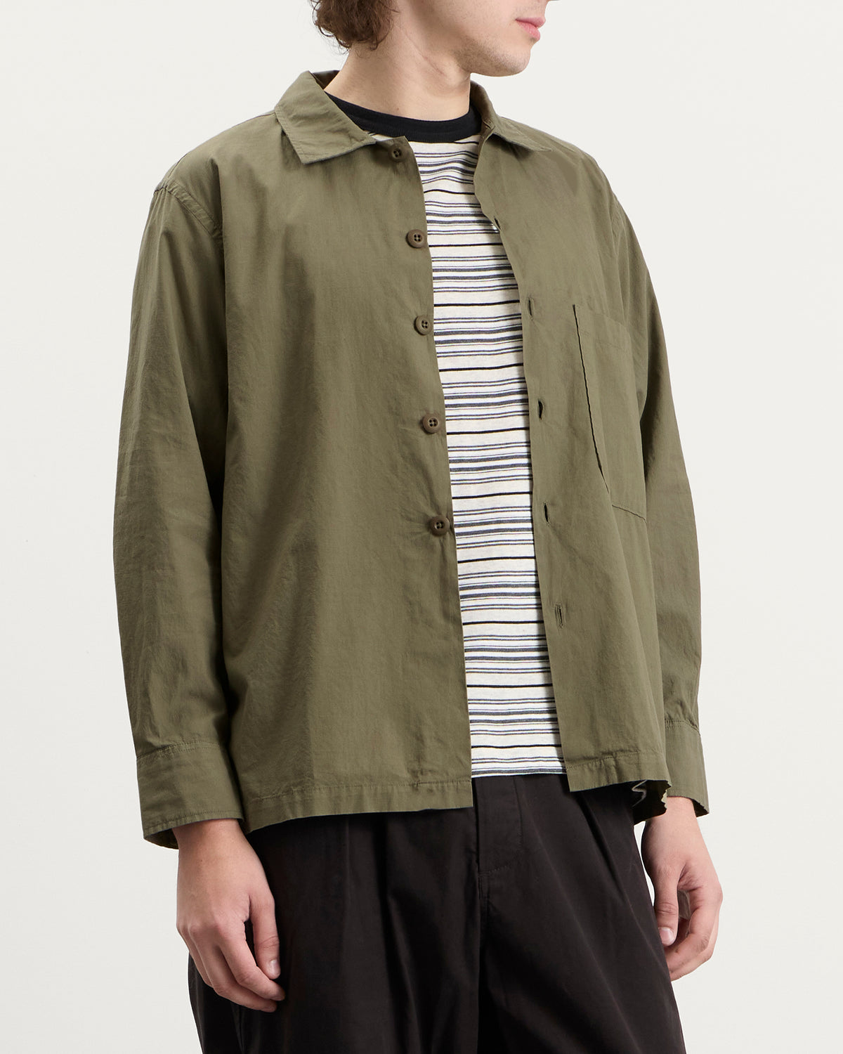 Universal Works Slub Shirting Fatigue Shirt