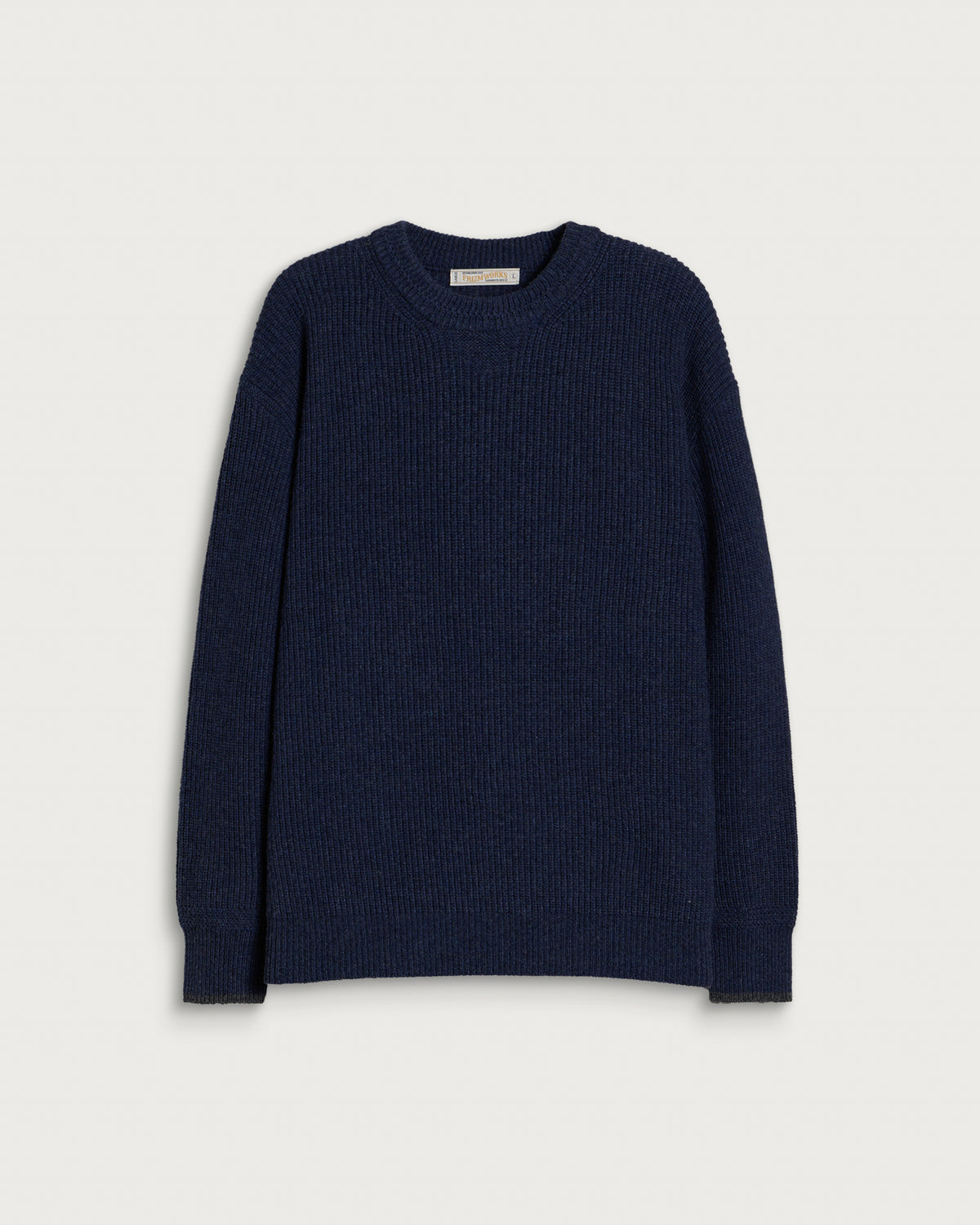 FrizmWORKS Patch Round Pullover Knit
