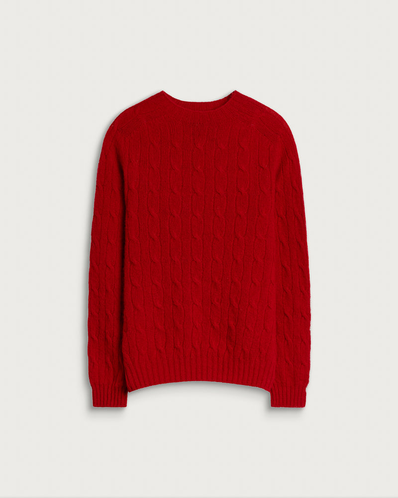 Barbour Scottish Made Cable Crew