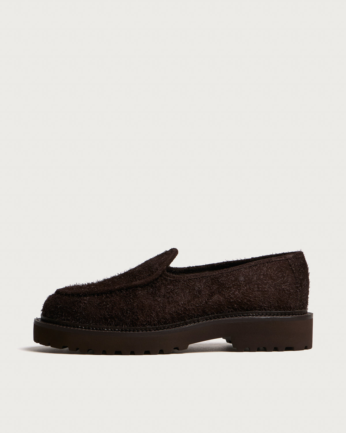 Jacques Soloviere Moli Distressed Suede Lug Loafer