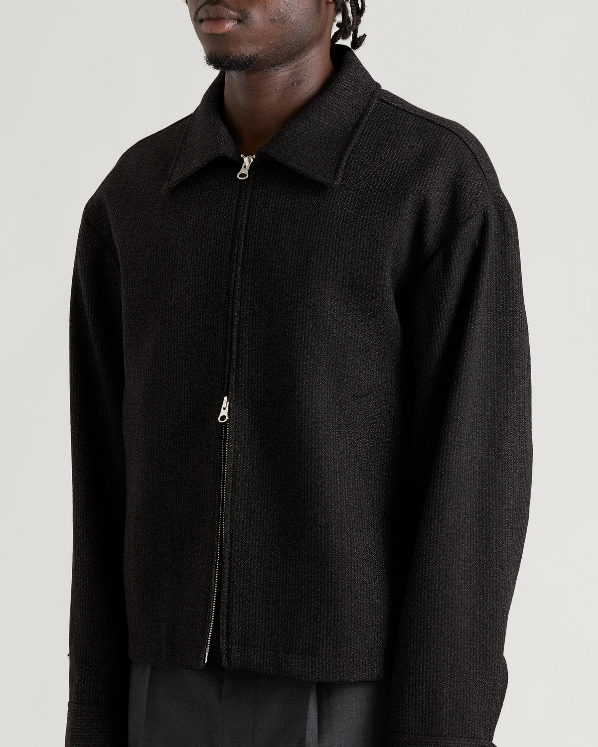mfpen Stripe Mail Jacket