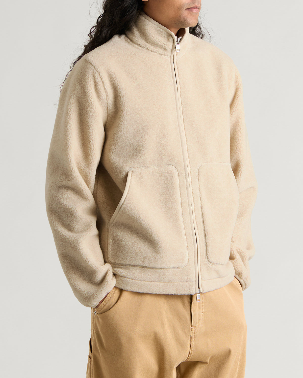 Moncler Zip Up Teddy Fleece