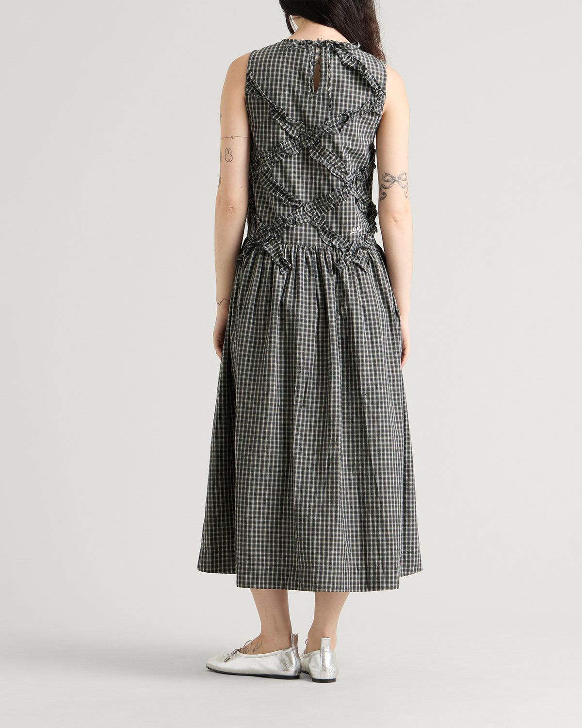 Damson Madder Elora Midi Sleeveless Midi Dress