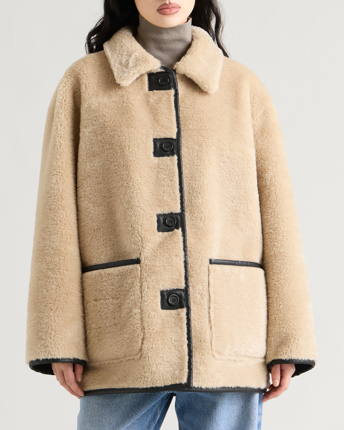 Dunst Reversible Shearling Half Jacket