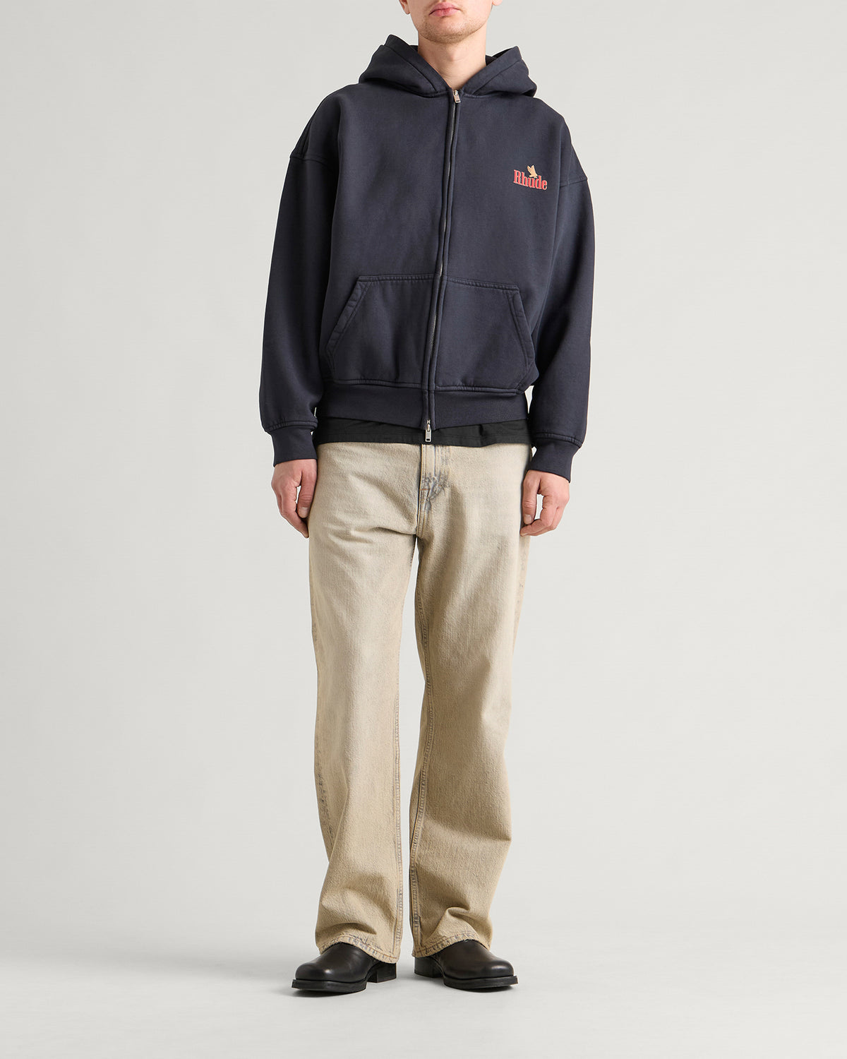 Rhude American Spirit Zip-Up Hoodie