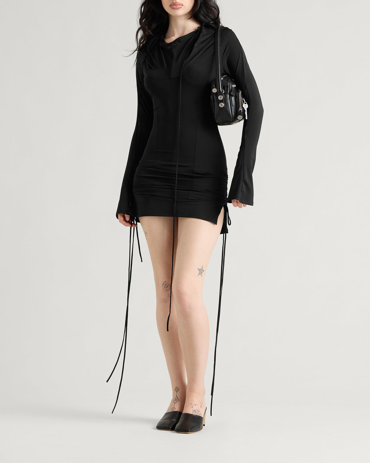 KNWLS CU HOODED DRESS