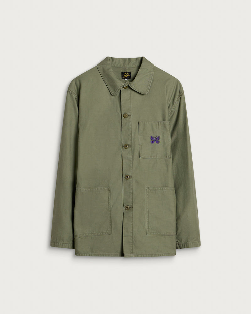 Needles Reversed Sateen Coverall Jacket