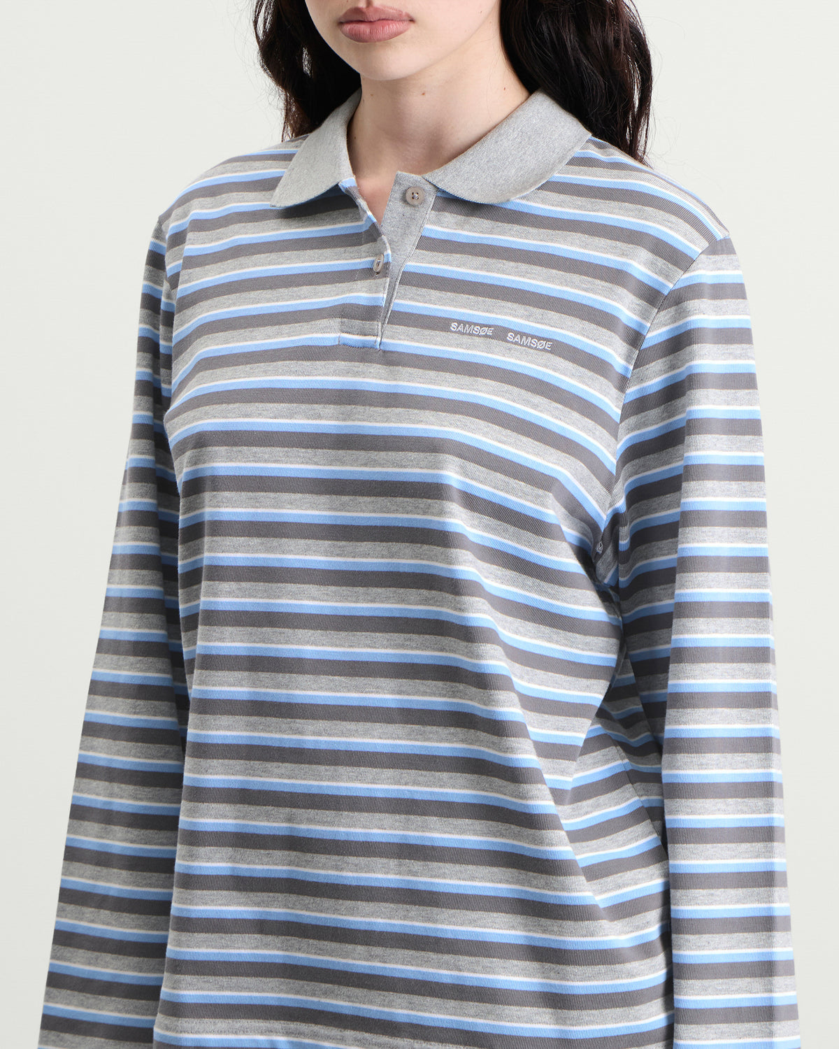 SamsÃ¸e SamsÃ¸e x Madeline Argy Sadover Long Sleeve Polo