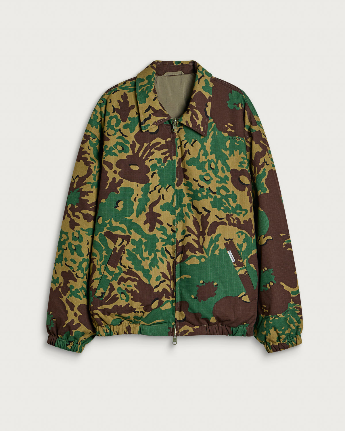 NOMARHYTHM TEXTILE Camo Flower Reversible Down Puffer Jacket
