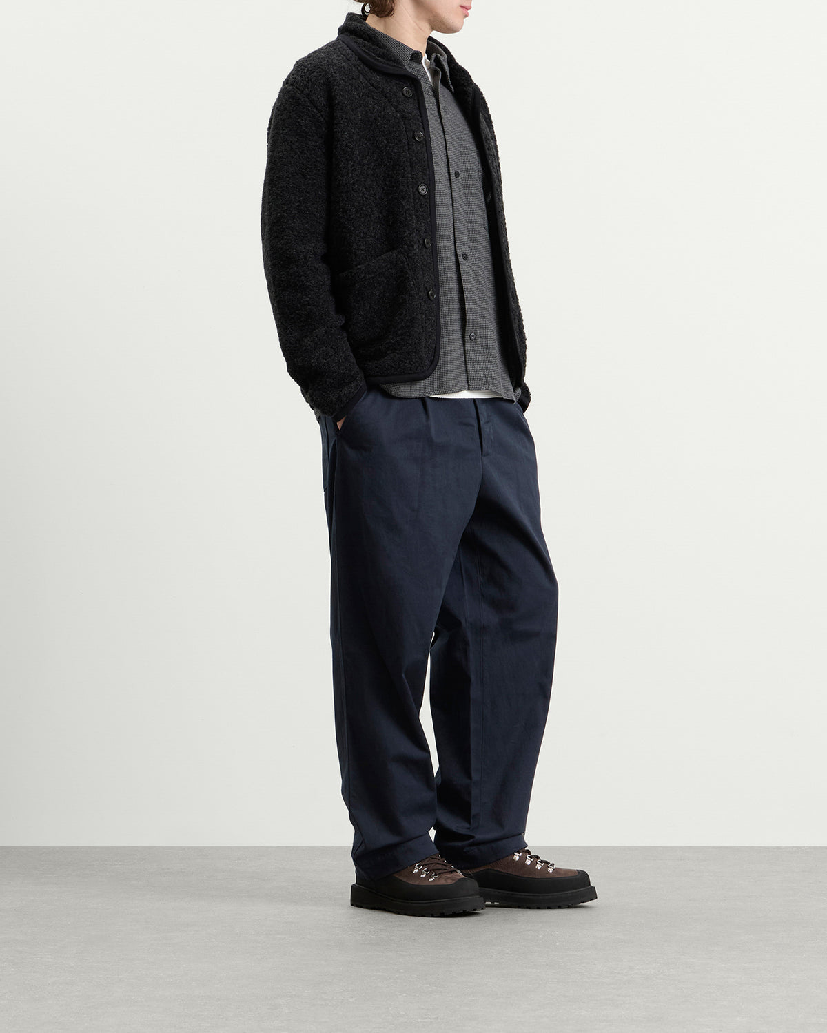 Universal Works Bouclet Fleece Lancaster Jacket