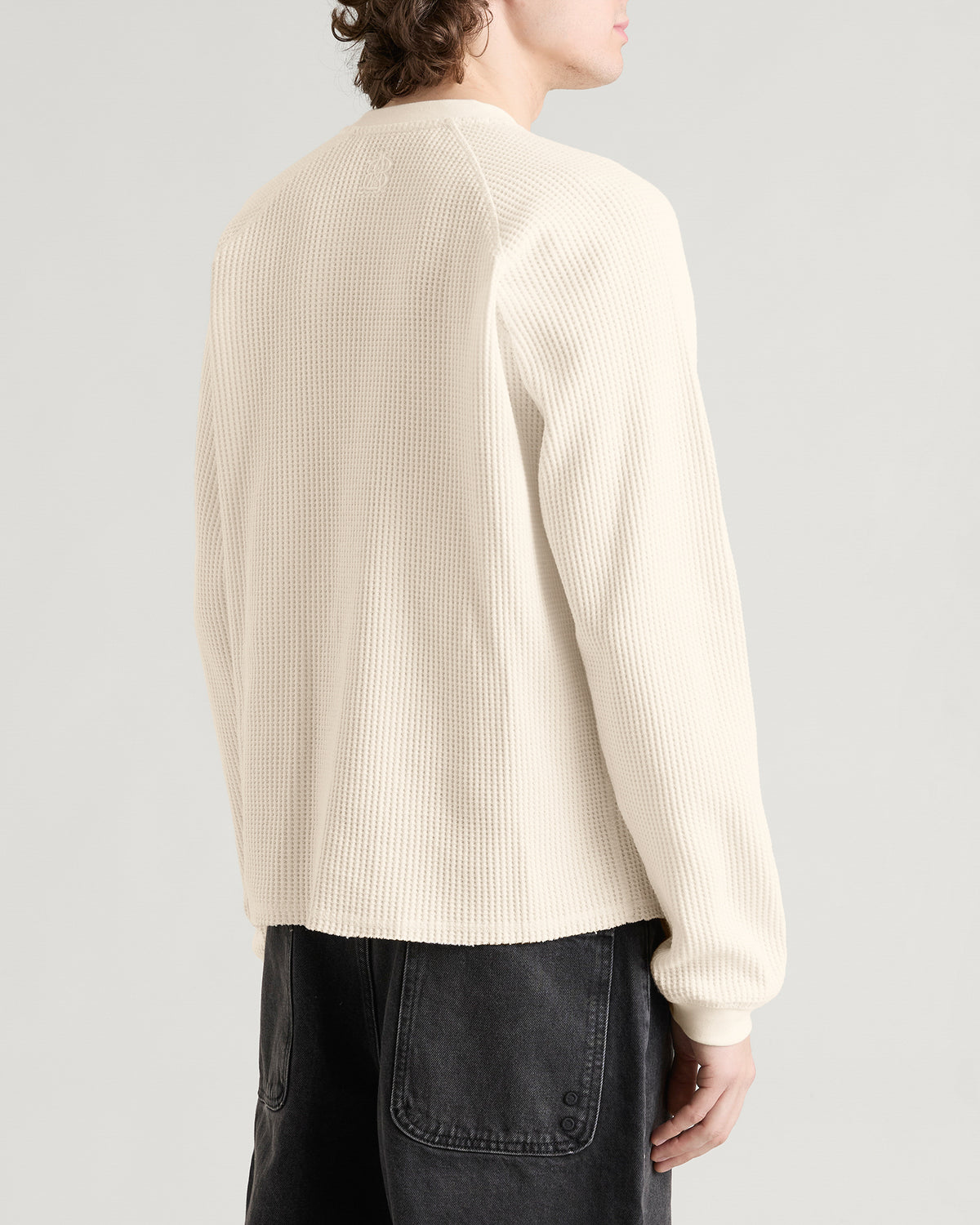 About:Blank Garcon Long Sleeve Waffle