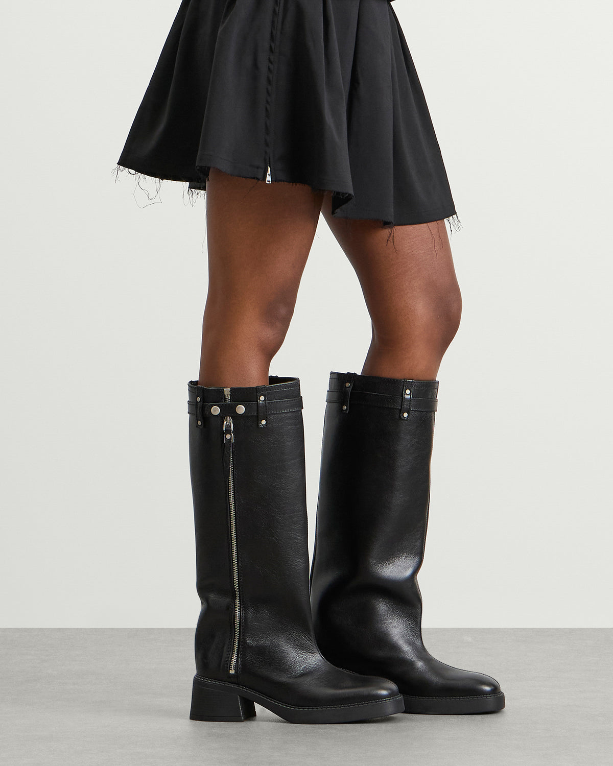 Miista Izolda Zipper Tall Boots