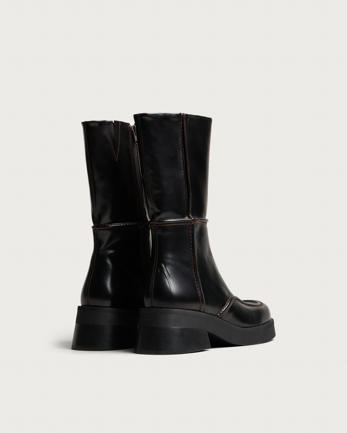 Miista Inne Brown Ankle Boots
