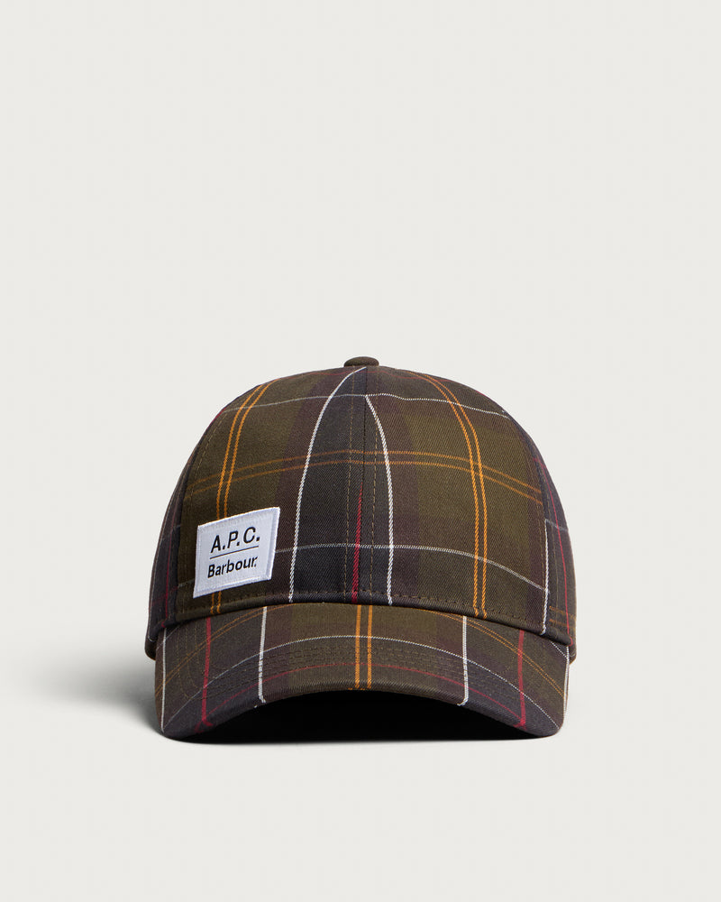 Barbour x A.P.C. Tartan Cap