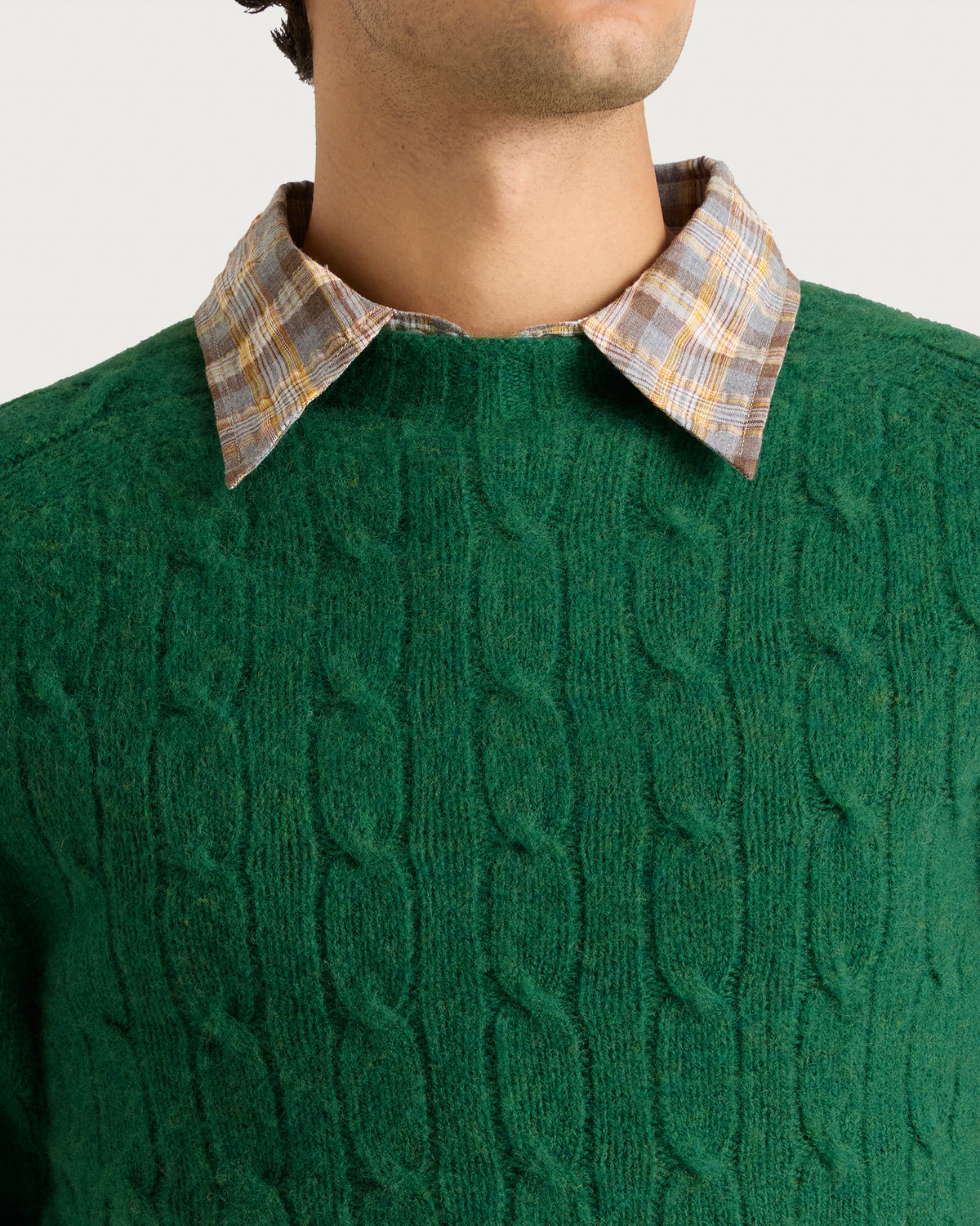 Barbour Scottish Made Cable Crew