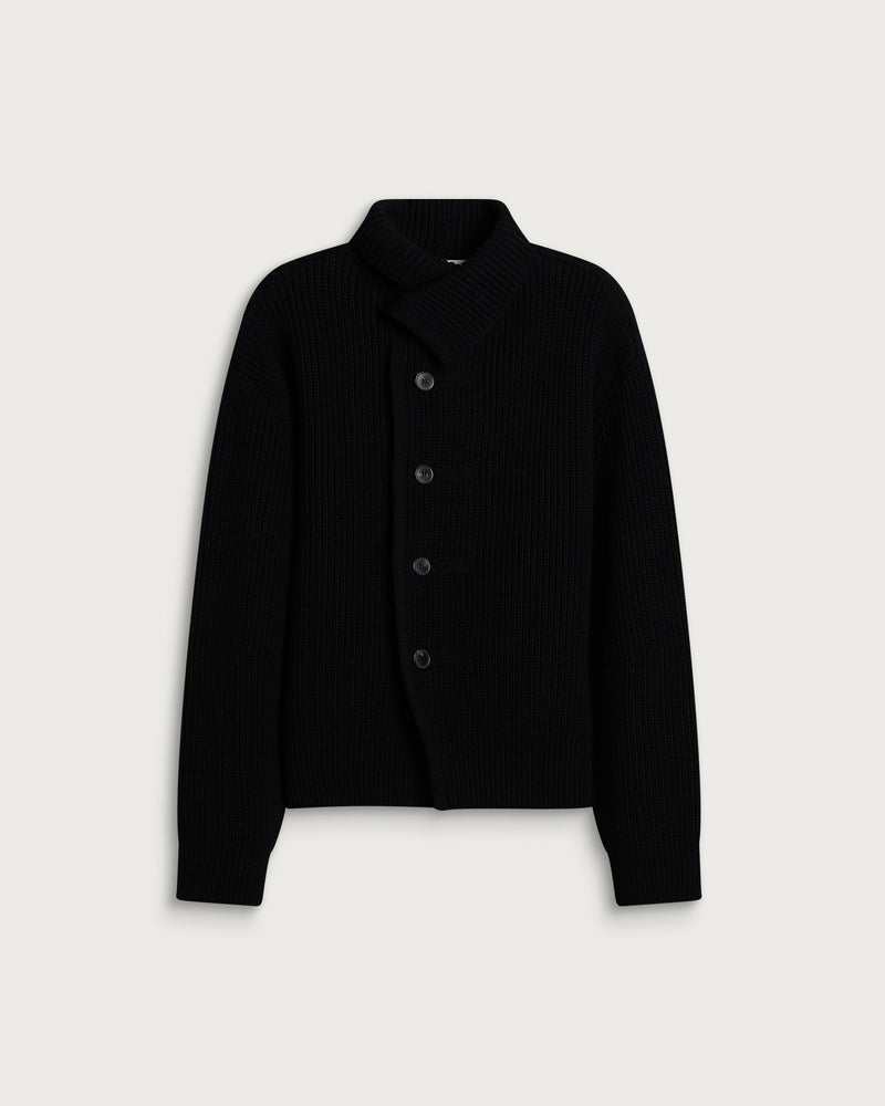 Dries Van Noten Marino Button Knitted Bomber